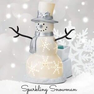 Scentsy Sparkling Snowman warmer